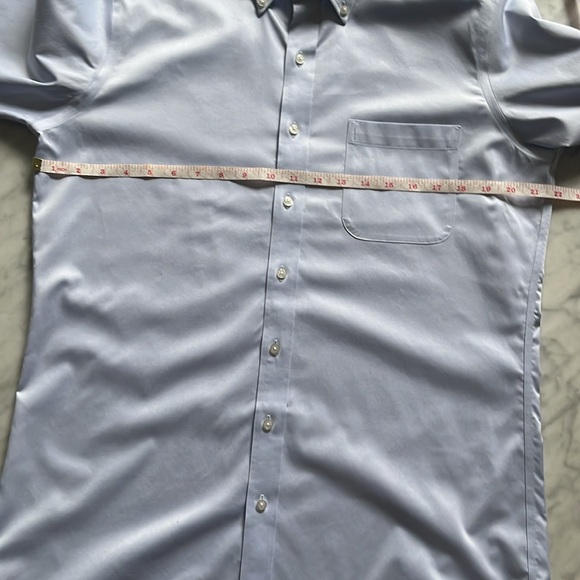 Proper Cloth Non-Iron Stretch Supima Light Blue Twill Dress Shirt - Custom Size - Picture 6 of 9